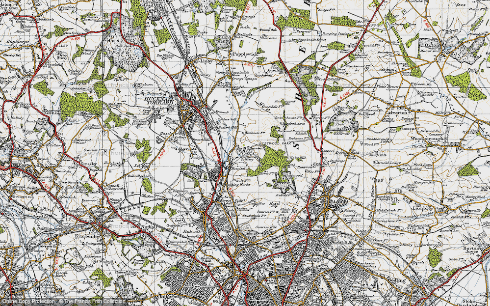 Old Map of Bestwood Village, 1946 in 1946