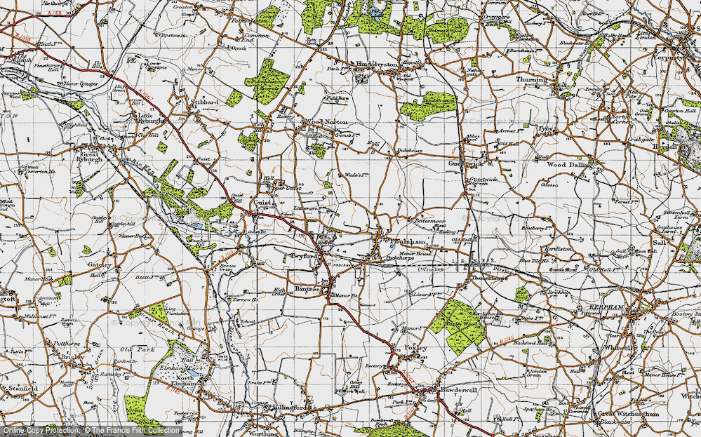Old Map of Bexfield, 1946 in 1946