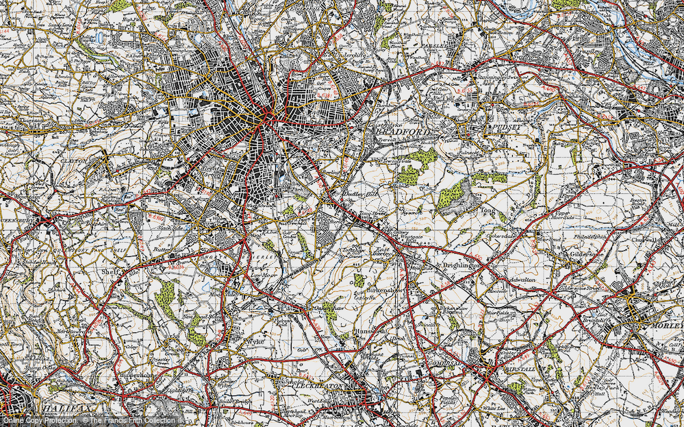 Old Map of Bierley, 1947 in 1947