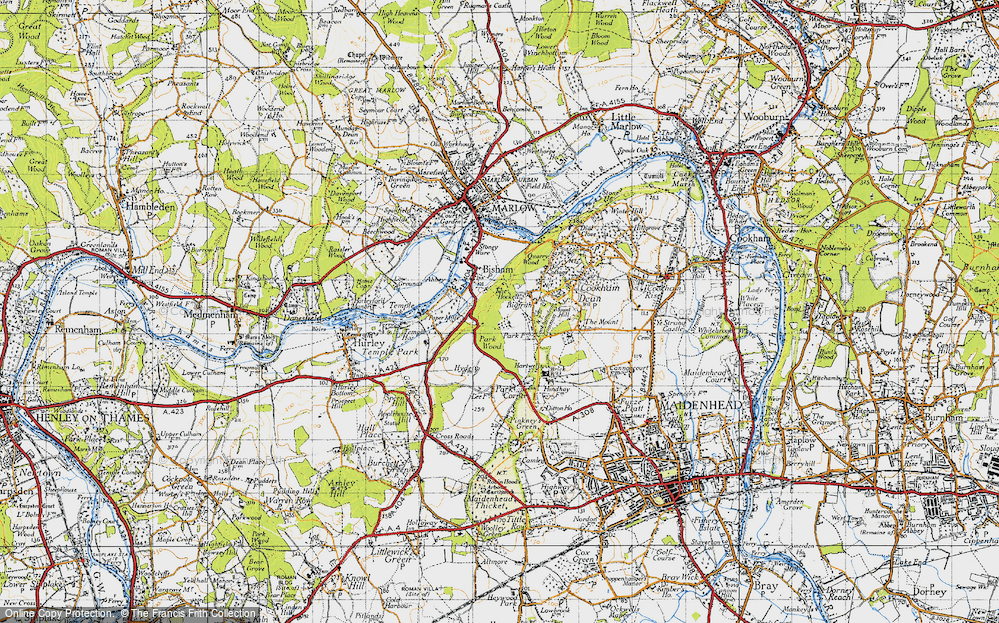 Old Map of Bigfrith, 1947 in 1947