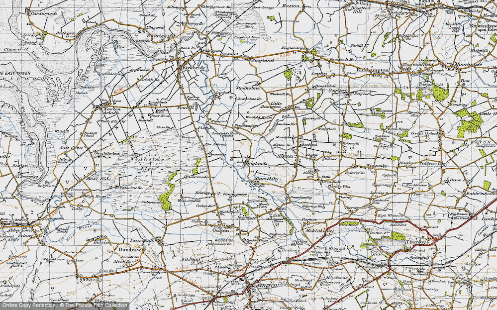 Old Map of Biglands, 1947 in 1947