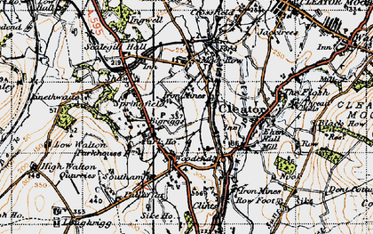 Old map of Bigrigg in 1947