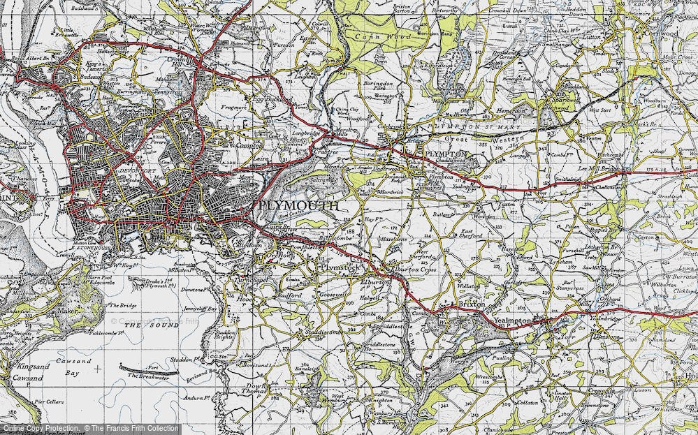 Old Map of Billacombe, 1946 in 1946