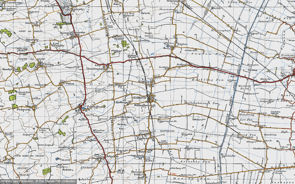 Old Map of Billingborough, 1946 in 1946