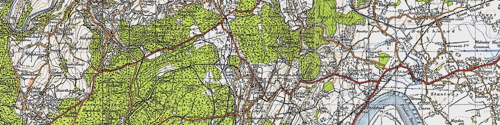 Old map of Boey's Pike in 1947