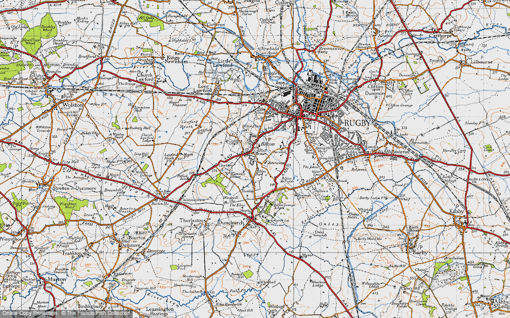 Old Map of Bilton, 1946 in 1946