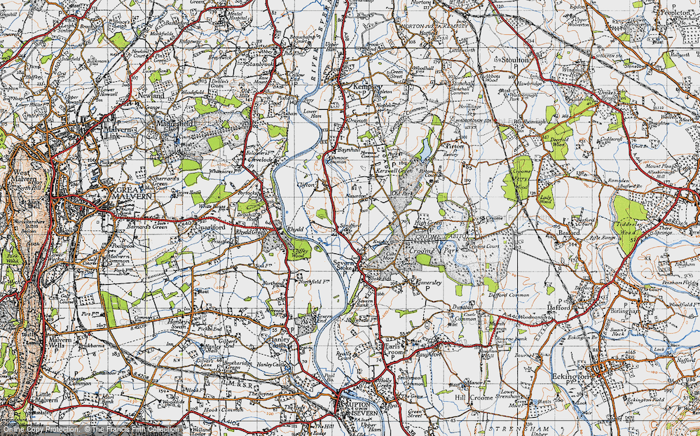 Old Map of Birch Green, 1947 in 1947