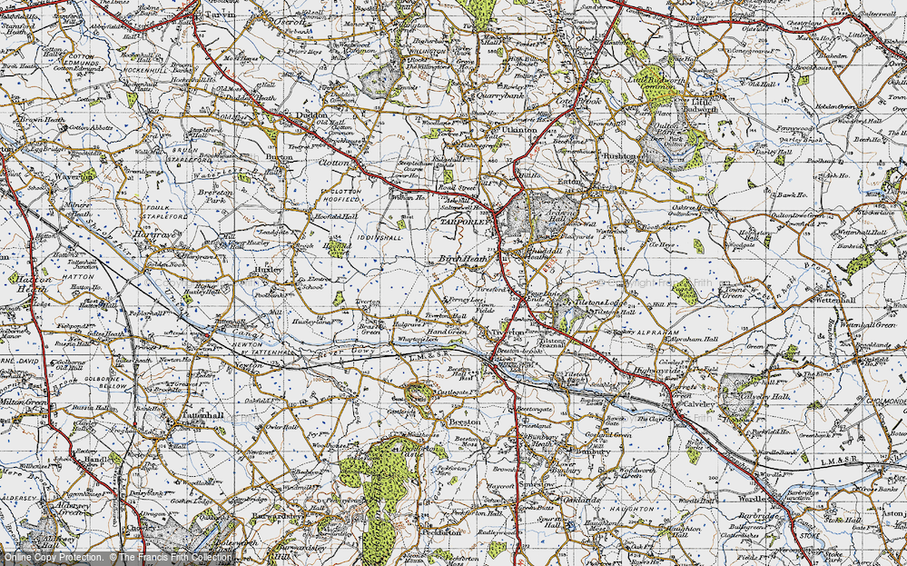 Old Map of Birch Heath, 1947 in 1947