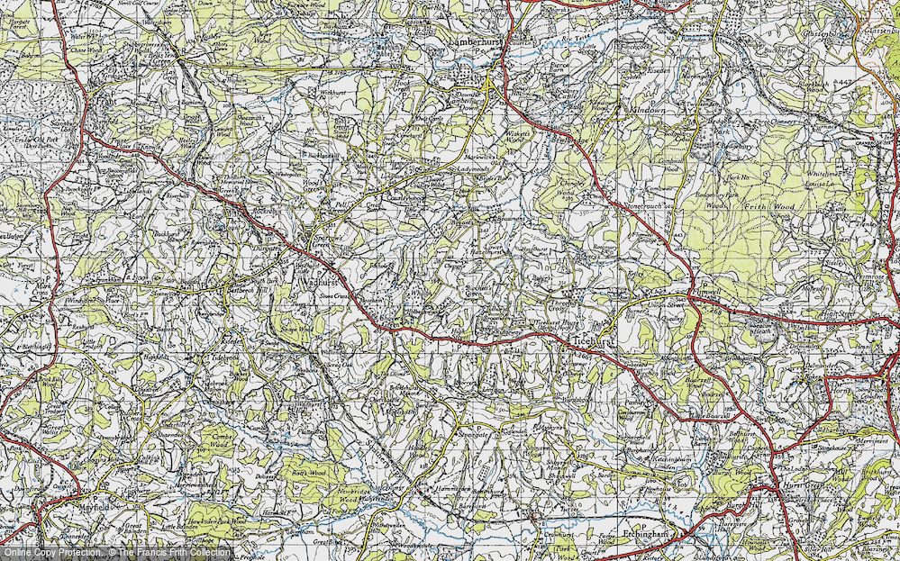 Old Map of Birchett's Green, 1940 in 1940