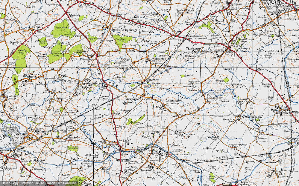 Old Map of Birdingbury, 1946 in 1946