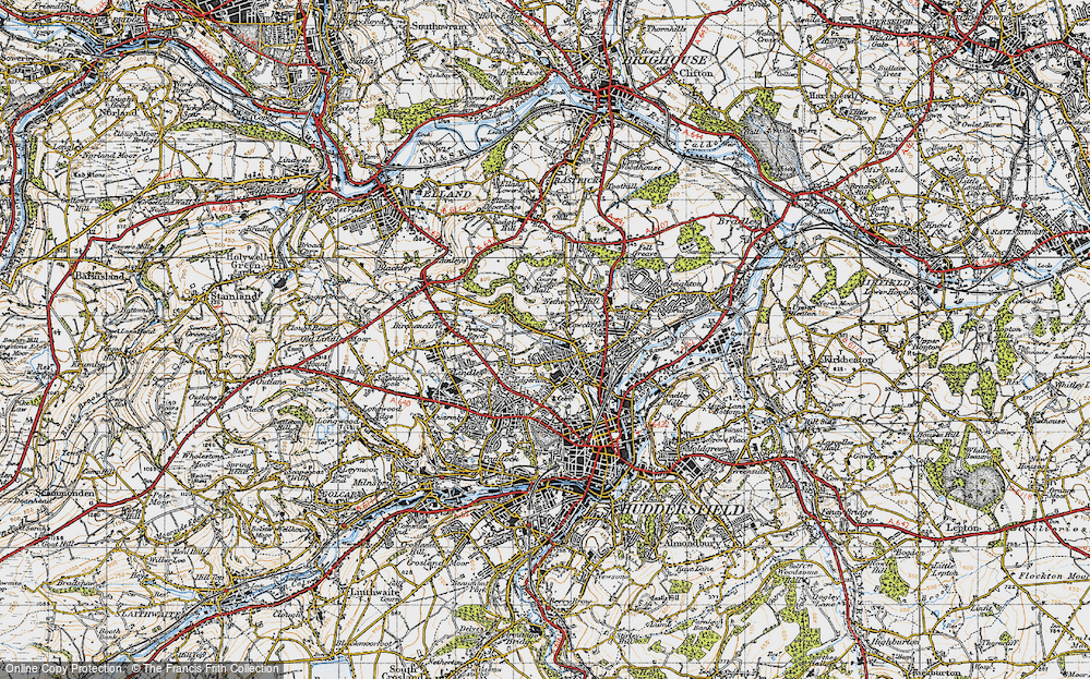 Old Map of Birkby, 1947 in 1947