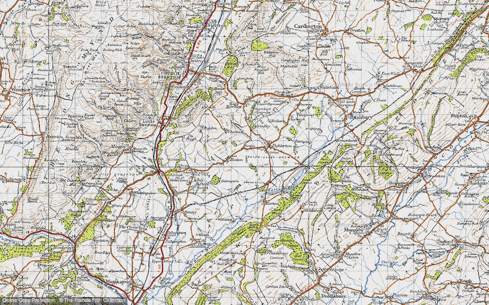 Old Map of Birtley, 1947 in 1947