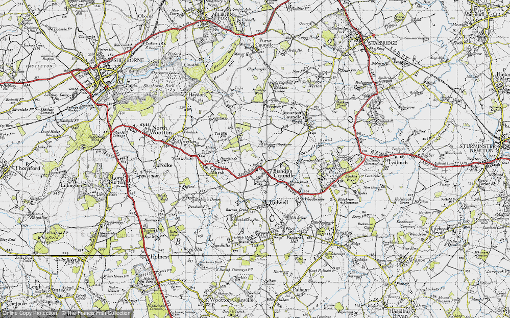 Bishop's Caundle, 1945