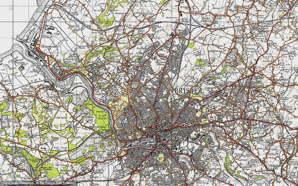 Old Map of Bishopston, 1946 in 1946