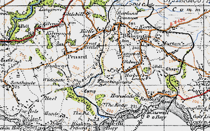 Old map of Bishopston in 1947