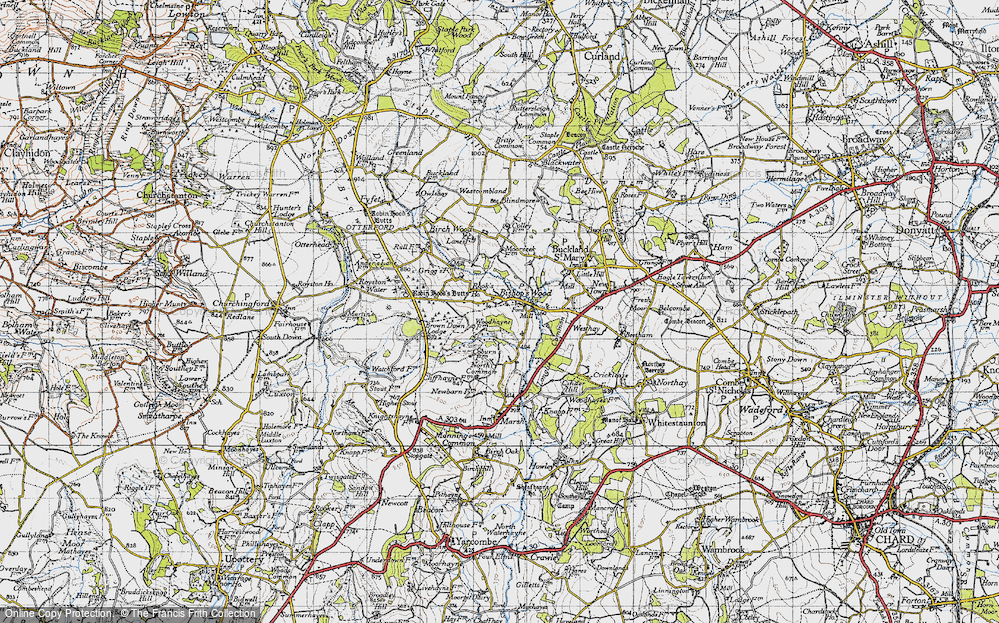 Old Map of Bishopswood, 1946 in 1946