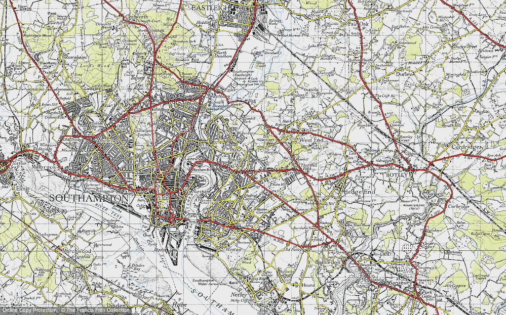 Bitterne, 1945