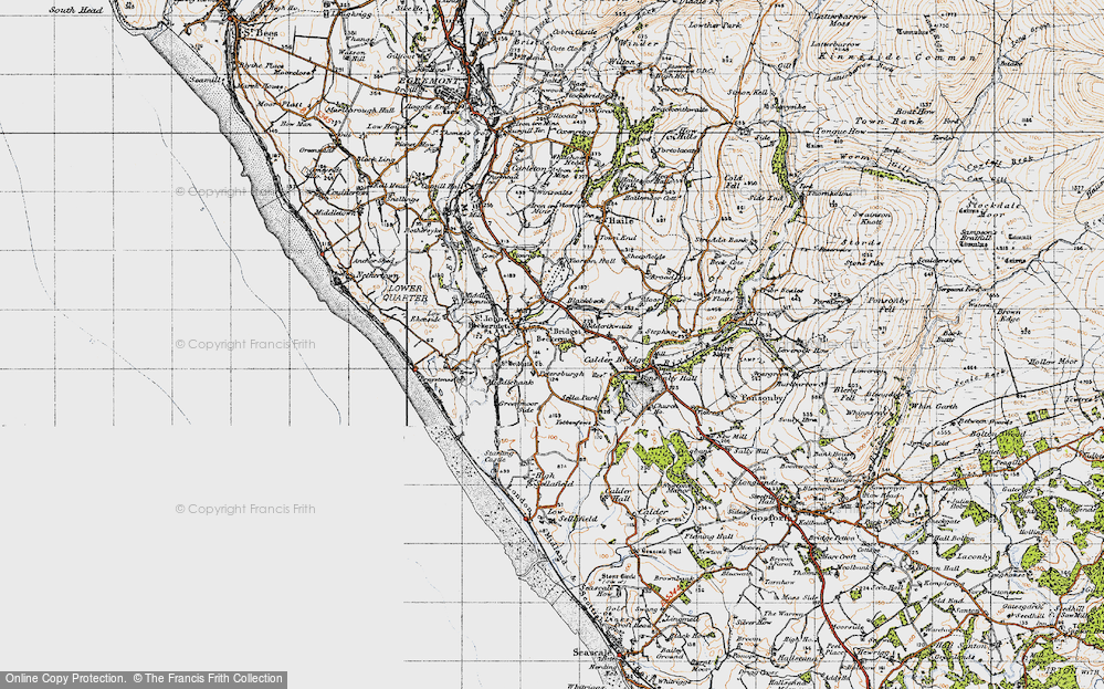 Old Map of Blackbeck, 1947 in 1947
