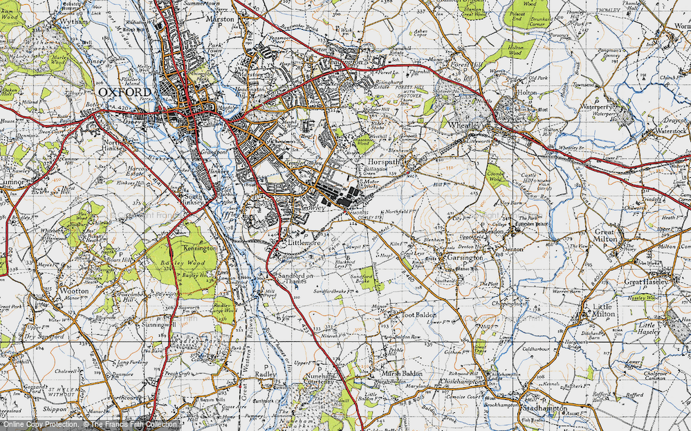 Old Map of Blackbird Leys, 1947 in 1947