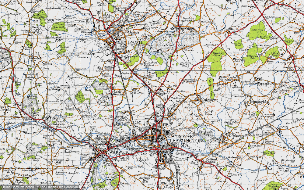 Old Map of Blackdown, 1946 in 1946
