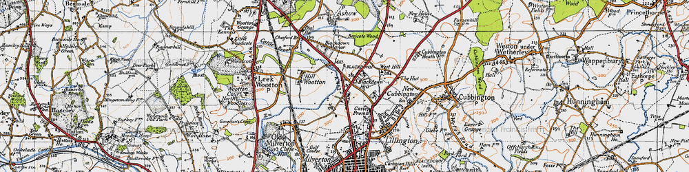Old map of Bericote Wood in 1946