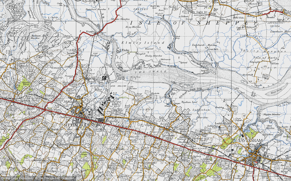 Old Map of Blacketts, 1946 in 1946