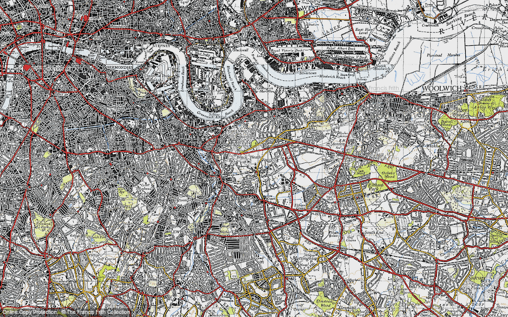 Old Map of Blackheath, 1946 in 1946