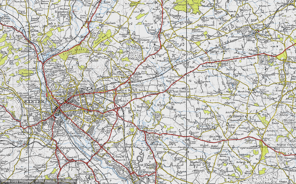 Old Map of Blackhorse, 1946 in 1946