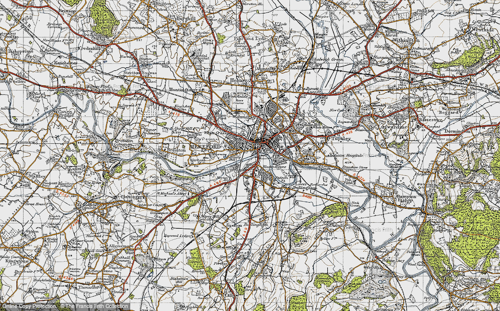 Old Map of Blackmarstone, 1947 in 1947