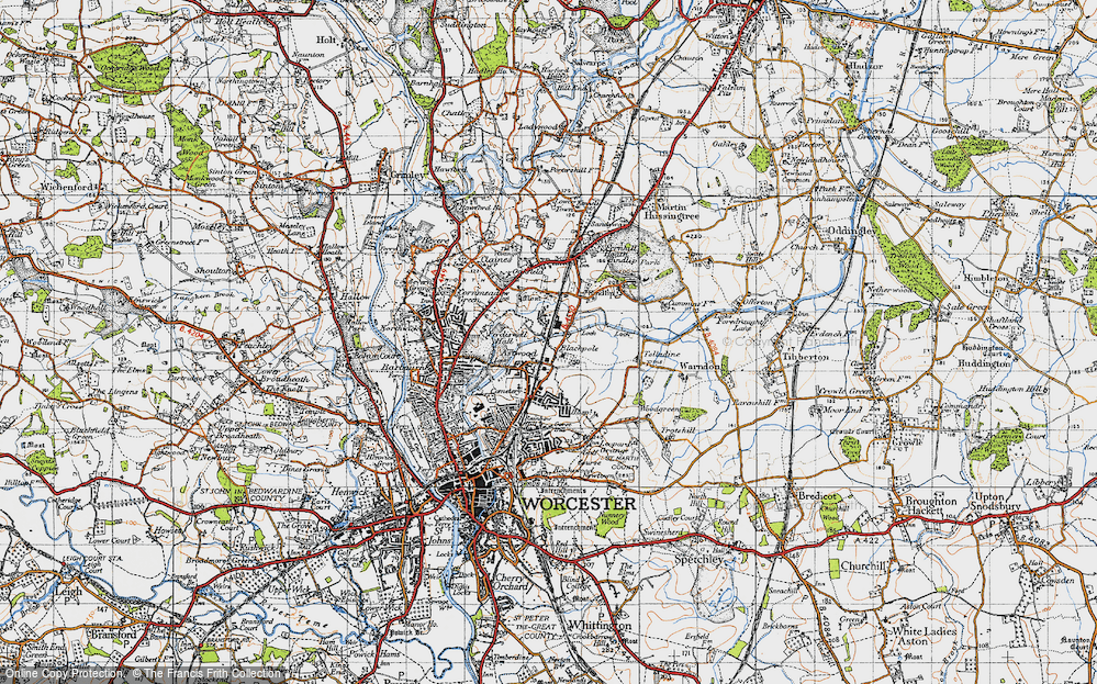 Old Map of Blackpole, 1947 in 1947