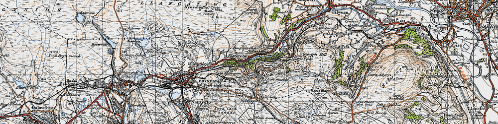 Old map of Blackrock in 1947