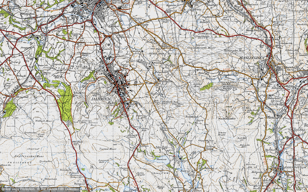 Old Map of Blacksnape, 1947 in 1947