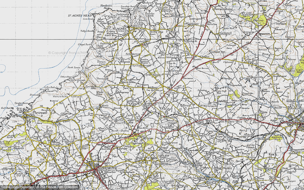 Old Map of Blackwater, 1946 in 1946