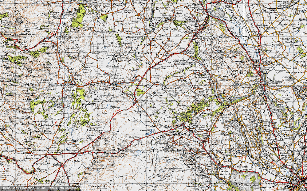Old Map of Blaenau, 1947 in 1947
