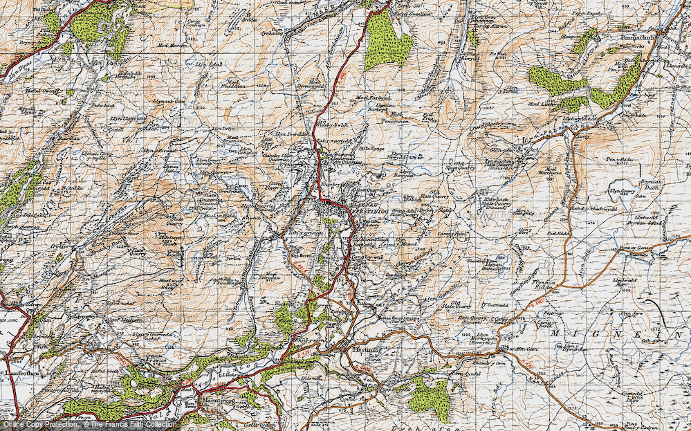 Old Map of Blaenau Ffestiniog, 1947 in 1947
