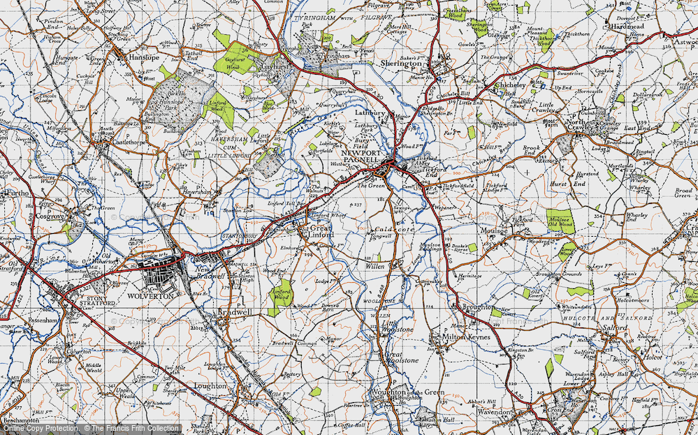 Old Map of Blakelands, 1946 in 1946
