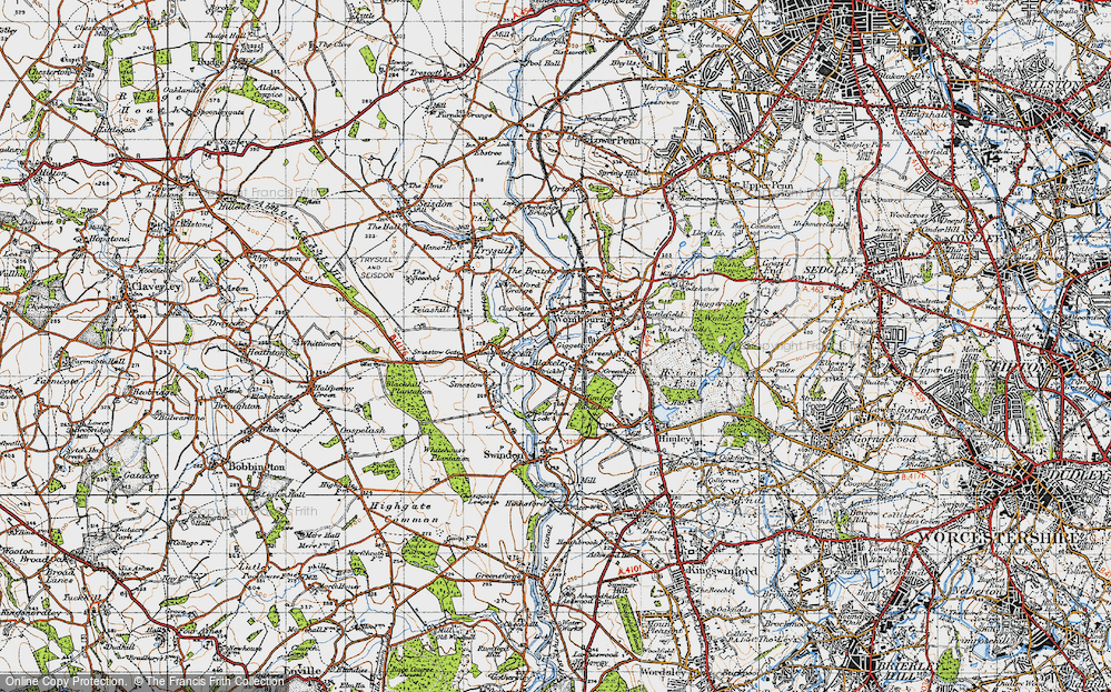 Old Map of Blakeley, 1946 in 1946