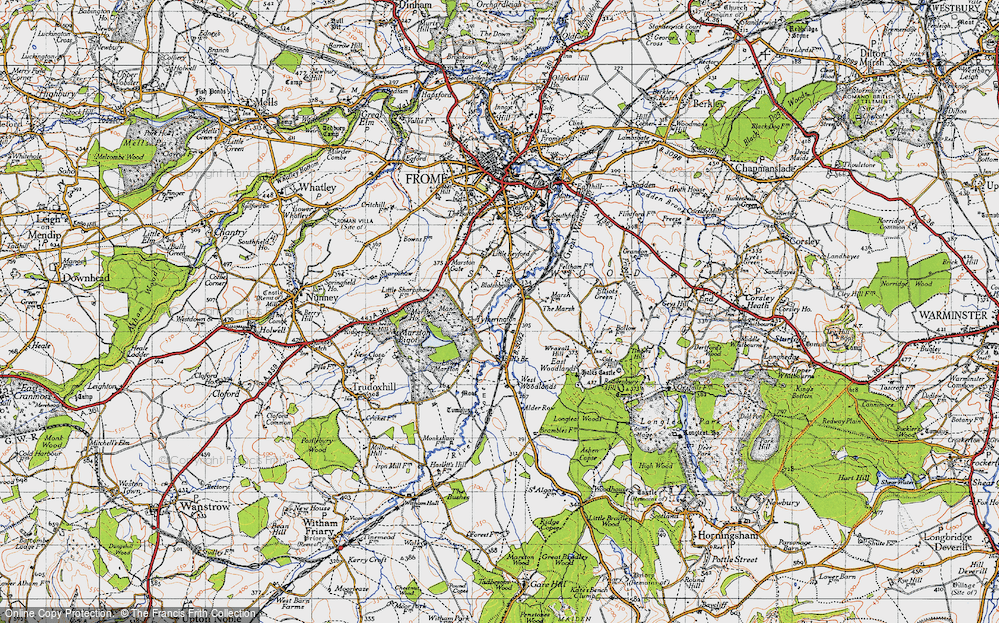 Old Map of Blatchbridge, 1946 in 1946