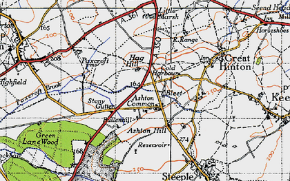 Old map of Bleet in 1940