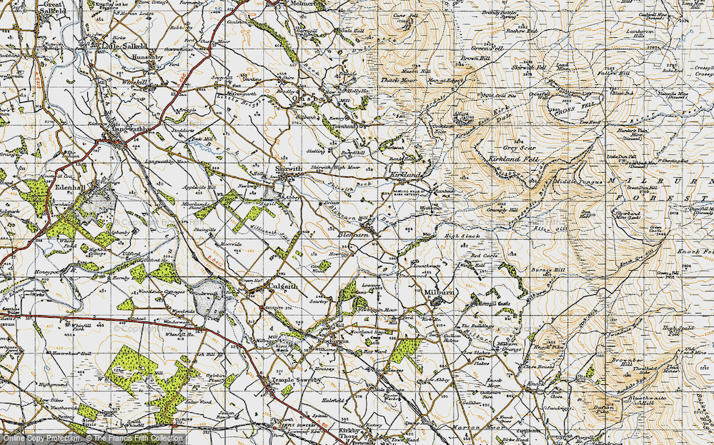 Old Map of Blencarn, 1947 in 1947