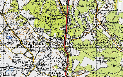 Old map of Buckmore Park in 1946