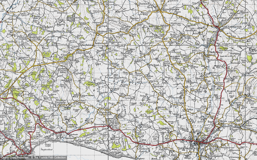 Old Map of Bluntshay, 1945 in 1945