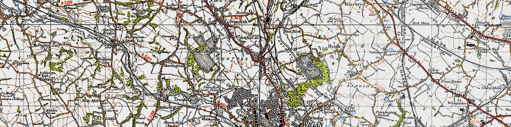 Old map of Boar's Head in 1947