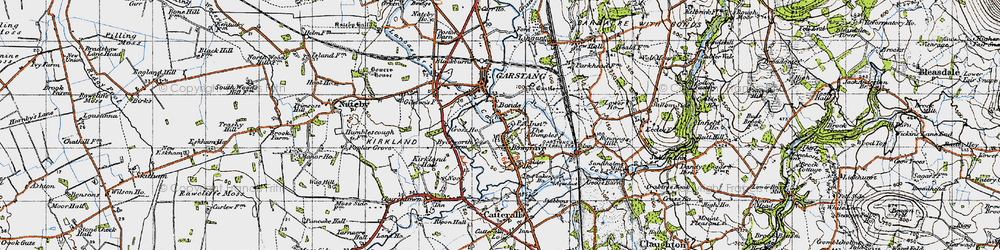 Old map of Ringing Hill in 1947