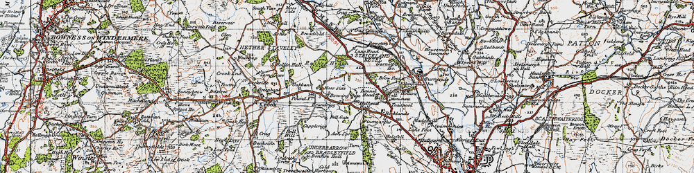 Old map of Ash Spring in 1947