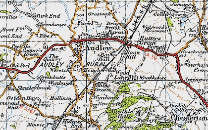 Old map of Boon Hill in 1946