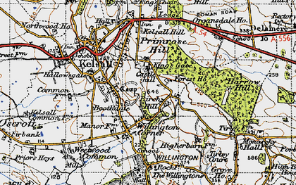 Old map of Boothsdale in 1947