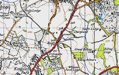 Old map of Boothville in 1946