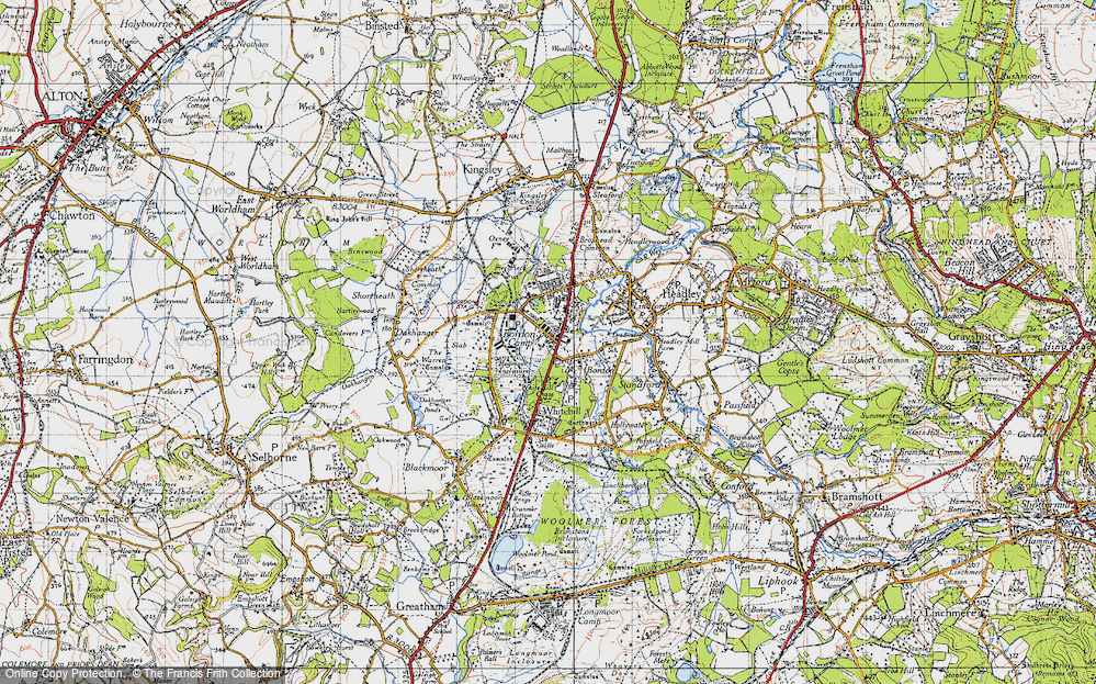 Old Maps of Bordon, Hampshire - Francis Frith