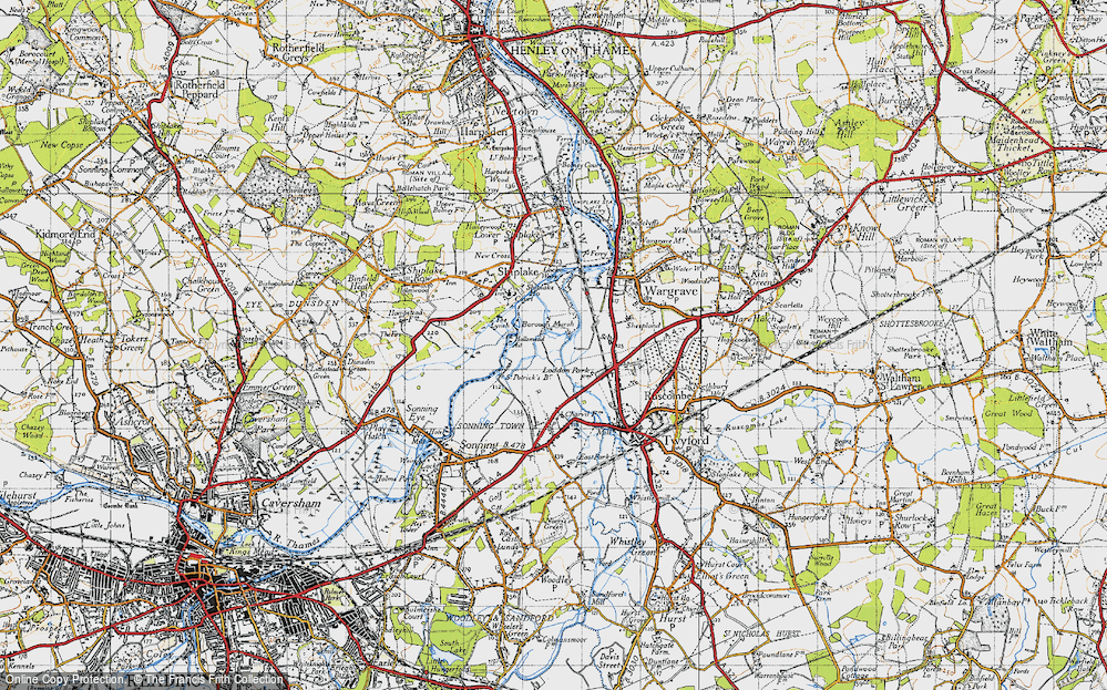 Old Map of Borough Marsh, 1947 in 1947